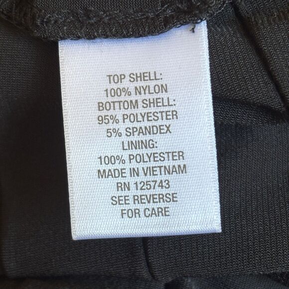 Pleated Bodycon Dress Lace VNeck Mesh Cocktail Size 14 Black Dark Romantic Party - Picture 12 of 13